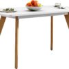 47.2" Dining Table for 4-6 Person - Rectangular Kitchen Tabl...
