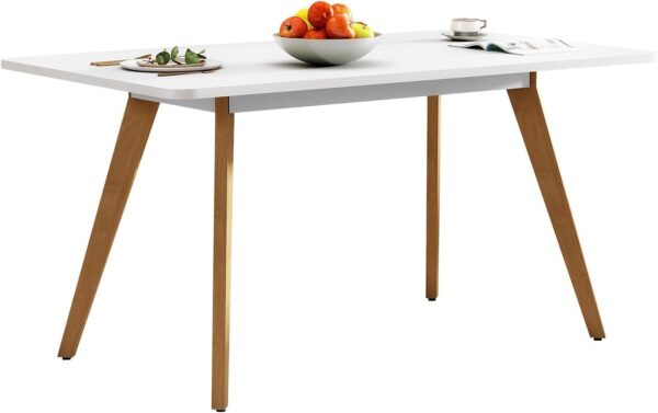 47.2" Dining Table for 4-6 Person - Rectangular Kitchen Tabl...
