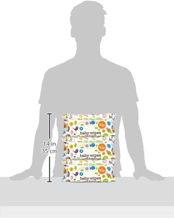 Natural Value All Natural Soft & Gentle Baby Wipes, 80 Wipes...