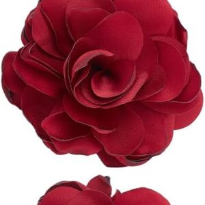 1 Pair Red Flowers Shoe Clips Wedding Shoe Buckles Bridal Re...