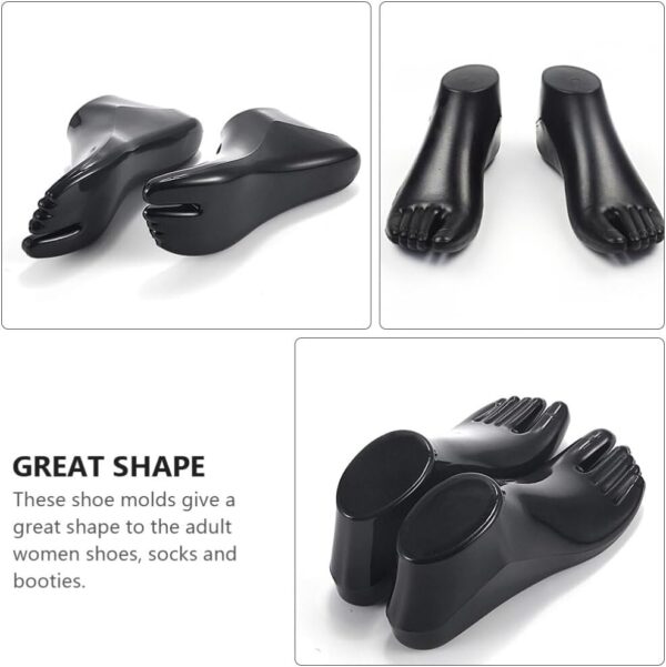 1 Pair Plastic Mannequin Foot Display Holder Stand, for Jewe...