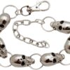 TFJ Women Jewelry Boot Bracelet Biker Metal Chain Skeleton S...