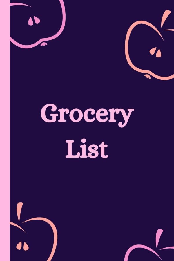 Grocery List: Food Shopping List ~ Groceries Note Pad ~ Line...