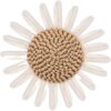 Uonlytech DIY Flower Jewelry Shoe Clips Flower Embroidered P...