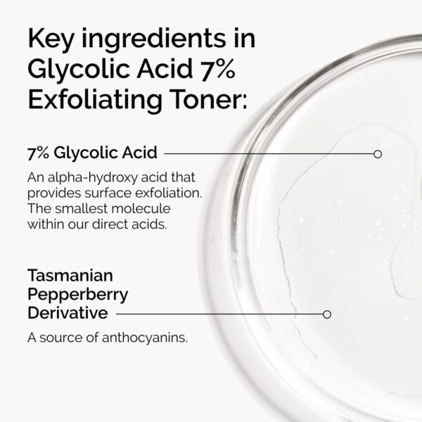 The Ordinary Glycolic Acid 7% Exfoliating Toner, Brightening...