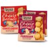 Michel et Augustin Gourmet Crackers Variety Pack: 2 Parmesan...
