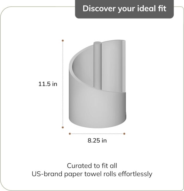 Anji Mountain Paper Towel Holder Countertop with Mango Wood ...