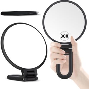 B Beauty Planet 30X Magnifying Mirror, Hand Mirror with Hand...