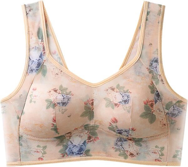 Foxy Seniors Bras for Women, Ellebloom Ice Silk Lace Comfort...