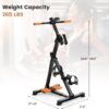 Pedal Exerciser Bike for Seniors, Hand Arm Leg Knee Physical...