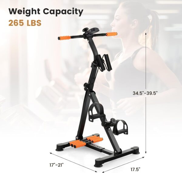 Pedal Exerciser Bike for Seniors, Hand Arm Leg Knee Physical...