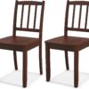 Giantex Farmhouse Dining Chairs Set of 2, Modern Kitchen Cha...