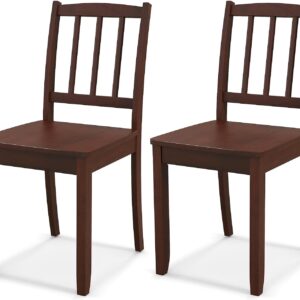 Giantex Farmhouse Dining Chairs Set of 2, Modern Kitchen Cha...