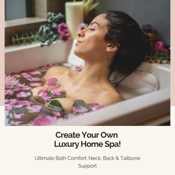 Our Full Body Bath Pillow - Ideal Bathtub Accessory for Rela...