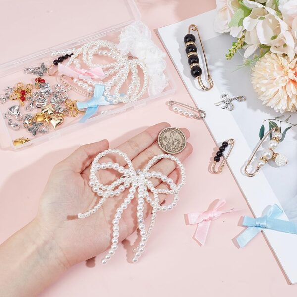 34pcs Shoe Charms for Sneakers Bow Shoelace Charms Shoe acce...