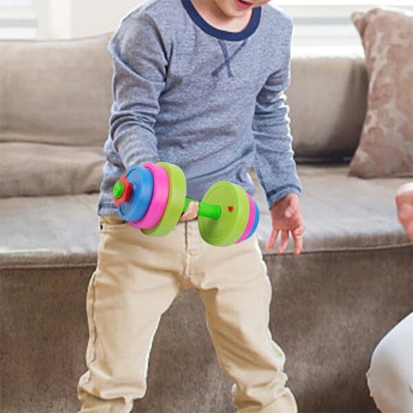 Kids Workout Dumbbell Weights Set - Toddler Toy Gym Equipmen...