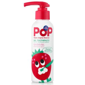 POP Kids Gel Toothpaste Pumpin Strawberry
