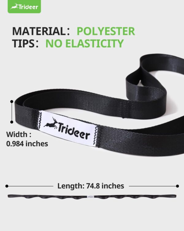 Trideer Stretching Strap Yoga Strap Physical Therapy for Hom...