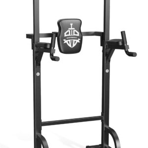 Sportsroyals Pull Up Bar Dip Station Power Tower Assistive T...
