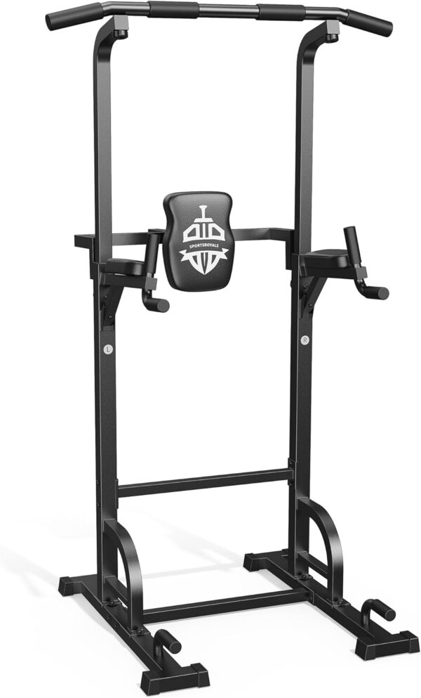 Sportsroyals Pull Up Bar Dip Station Power Tower Assistive T...