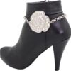 Women Western Fashion Anklet Boot Chains Silver Bling Bracel...