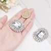 Elegant Alloy Rhinestone Shoe Decorations - Crystal Shoe Buc...