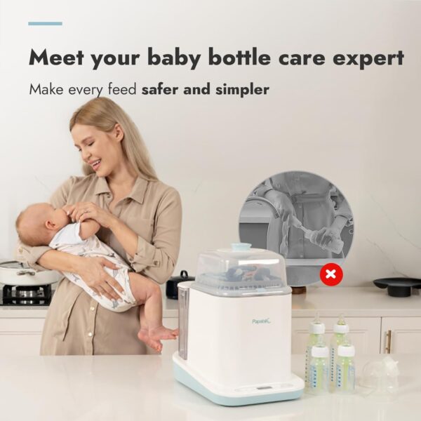 Papablic Bottle Washer Pro, Baby Bottle Washer & Sterilizer ...