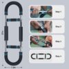DERACY Twister Arm Trainer, Forearm Strengthener, Chest Work...