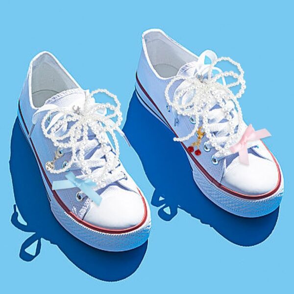 34pcs Shoe Charms for Sneakers Bow Shoelace Charms Shoe acce...