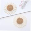 Uonlytech DIY Flower Jewelry Shoe Clips Flower Embroidered P...