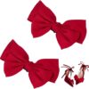 PH PandaHall 2pcs Bow Shoe Clips, Satin Buckle Removable Ele...