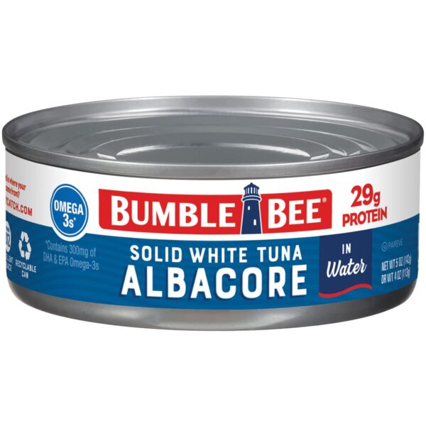 Bumble Bee Solid White Albacore Tuna in Water, 5 oz Can (Pac...