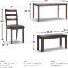 Signature Design by Ashley Coviar 6 Piece Dining Set, Includ...