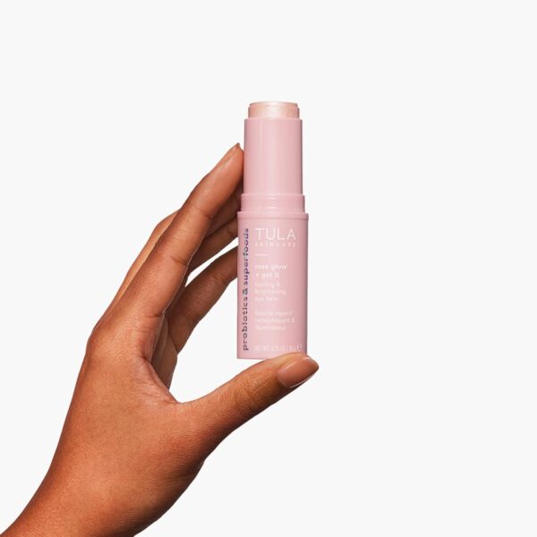 TULA Skin Care Eye Balm Rose Glow - Dark Circle Treatment, I...