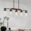 Farmhouse Kitchen Island Lighting, 5-Light Dining Room Light...