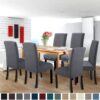 NORTHERN BROTHERS Chair Covers for Dining Room Set of 6, Str...
