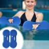 Lewtemi 2 Packs Water Exercise Discs Hand Held Water Weight ...