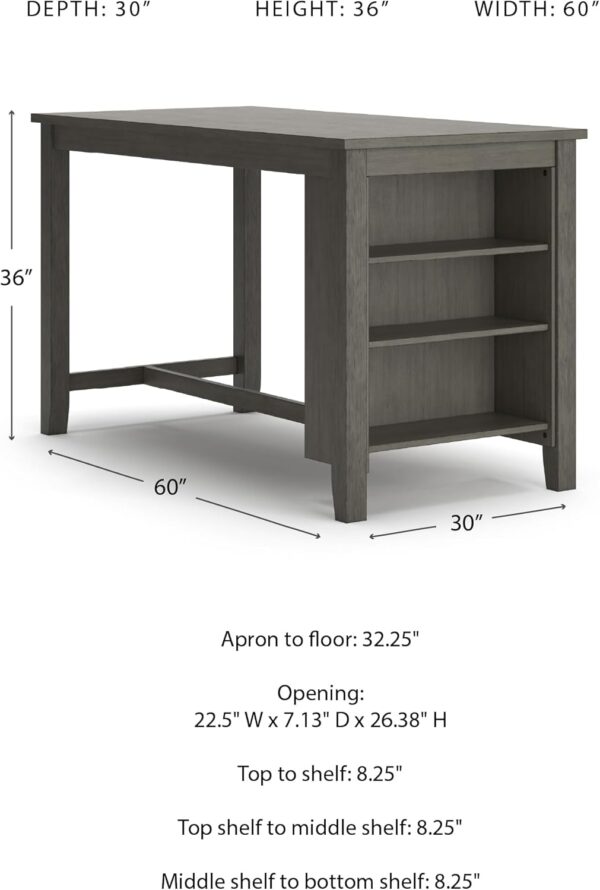 Signature Design by Ashley Caitbrook Rustic Counter Height D...