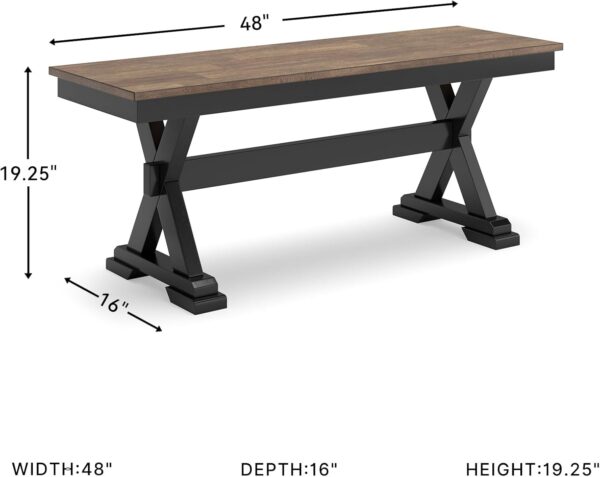 Signature Design by Ashley Wildenauer Farmhouse 50" Dining B...