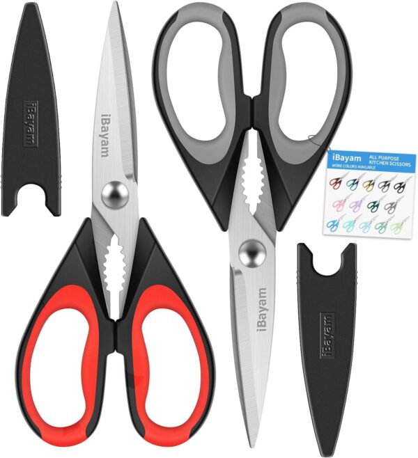 iBayam Kitchen Scissors All Purpose Heavy Duty, Kitchen Uten...