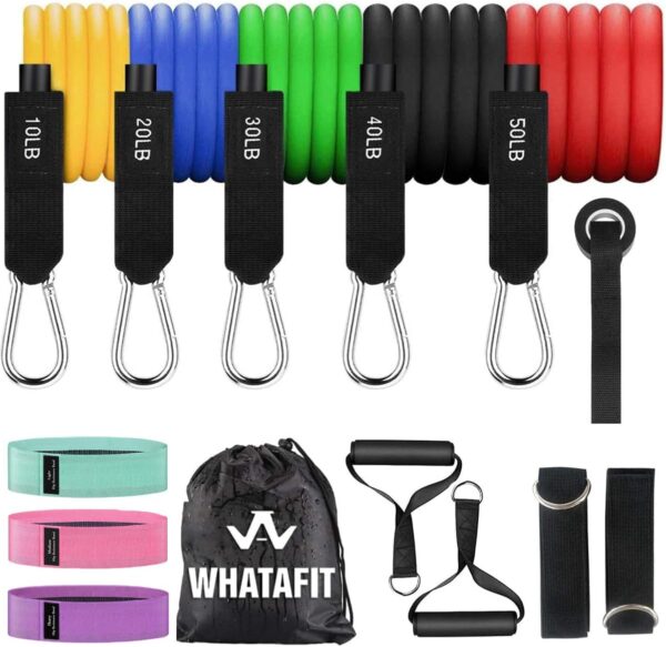 WHATAFIT Resistance Bands, Exercise Bands，Resistance Bands f...