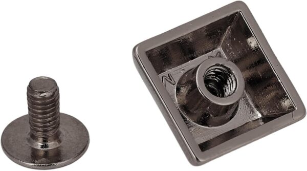 20Pcs 12mm Pyramid Studs, Four Jaw Pyramid Rivets, Rivets, P...