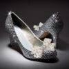 DELORIGIN1 Pair Pearl Bow Shoe Clips Wedding Bow Shoe Buckle...