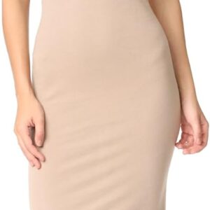 Enza Costa Women's Stretch Silk Rib Tank Midi Dress
