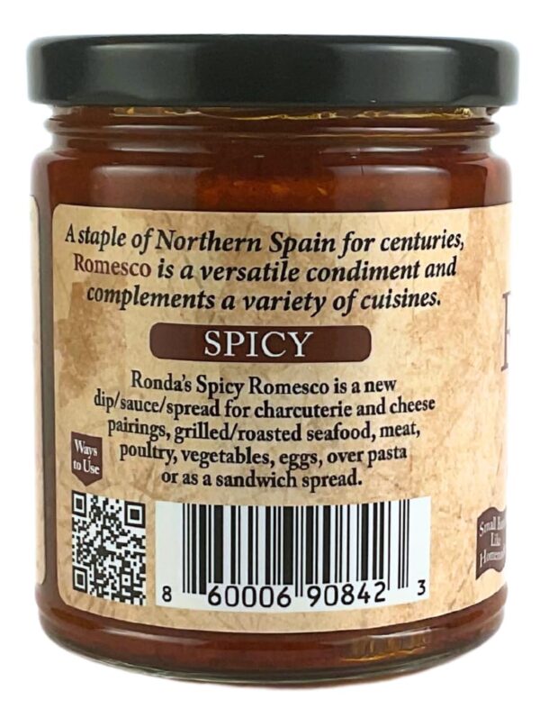 Spicy Romesco Dip, Spread, Sauce - Small-Batch with Almonds,...