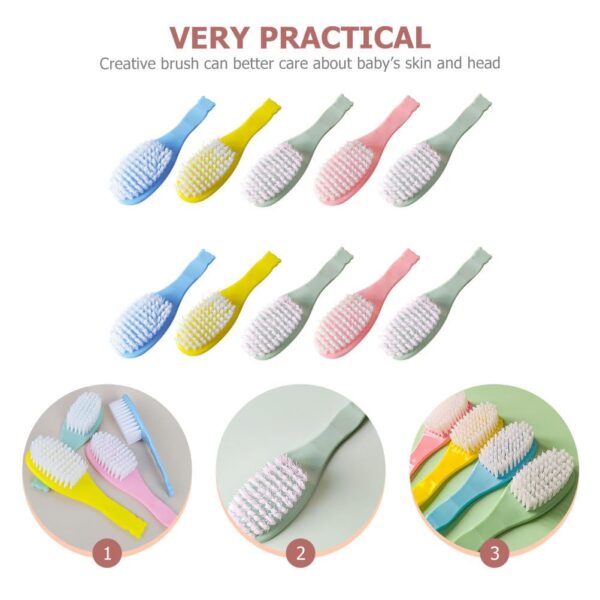 VICASKY 10pcs Small Hair Brush Plastic Baby Brush Profession...
