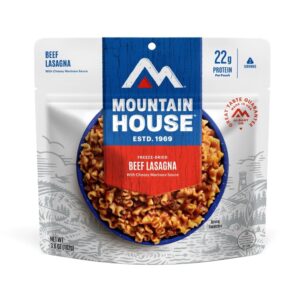 Mountain House Beef Lasagna | Freeze Dried Backpacking & Cam...