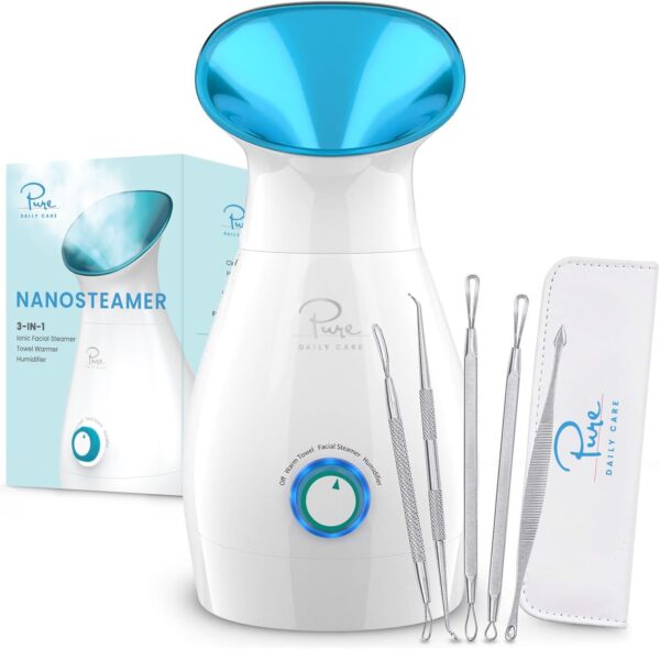 Pure Daily Care NanoSteamer Large 3-in-1 Nano Ionic Facial S...