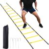 Ohuhu Agility Ladder Speed Training Set 12 Rung 20ft Exercis...
