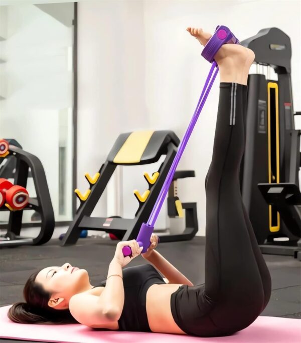21 Fitness Resistance Bands-4 Tube Pedal Ankle Puller - 2023...